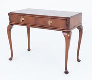 Walnut 2 Drawer Side Table