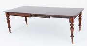 William IV Mahogany Seat Extending Dining Table