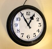 1930s Large Smith Electric Wall Clock