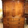 19thc Mahogany Linen Press by Gillows of Lancaster