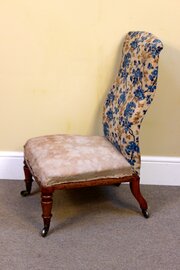 19thc. Satinwood Nursing Chair