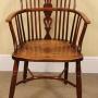 19thc. Yew & Fruitwood Windsor Chair