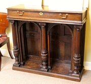 An Unusual 18thc. Oak Side Table
