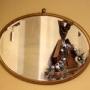 Late 19thc. Oval Gilded Mirror