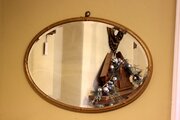 Late 19thc. Oval Gilded Mirror