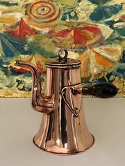 18th century copper coffee pot w355 18th Century Copper Coffee Pot W355