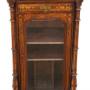 19th Century Antique Walnut Display Music Cabinet