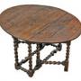 Antique 18th Century Oak Drop-Leaf Dining Table