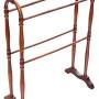 Antique 19th Century Beech and Pine Towel Stand