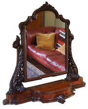Antique 19th Century Dressing Table Swing Mirror