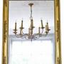 Antique 19th Century Large Gilt Overmantel Mirror