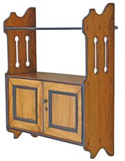 Antique 19th Century Limewood Wall Shelves 