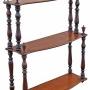 Antique 19th Century Mahogany Wall Bookcase 