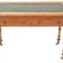 Antique 19th Century Pitch Pine Writing Table Desk