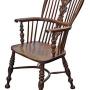 Antique 19th Century Yew & Elm Windsor Armchair 