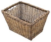 Antique Vintage Cane Strong Log Storage Basket