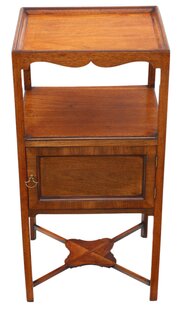 Antique C.1800 Georgian Mahogany Bedside Table