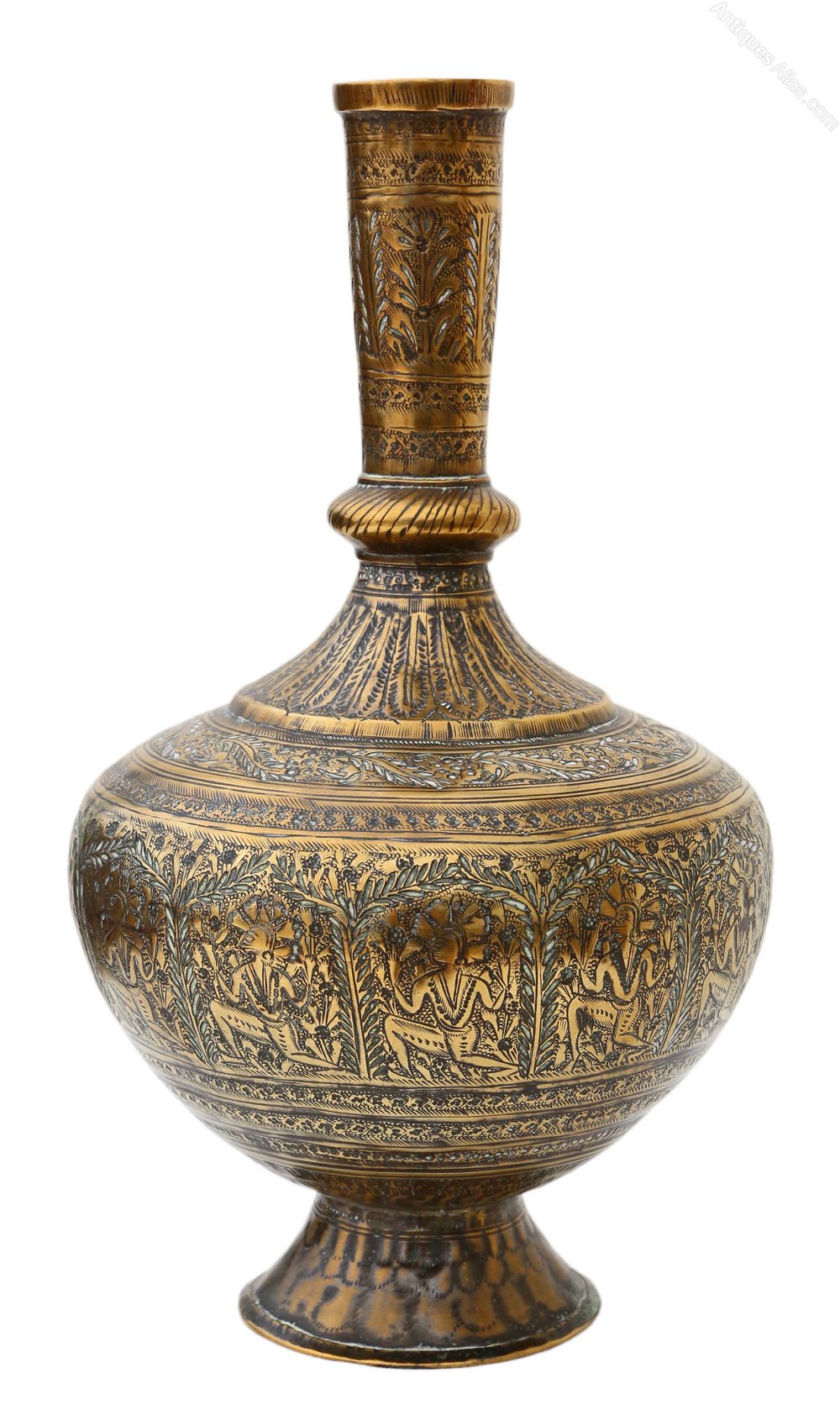 Antiques Atlas Early 20th Century Eastern Brass Vase