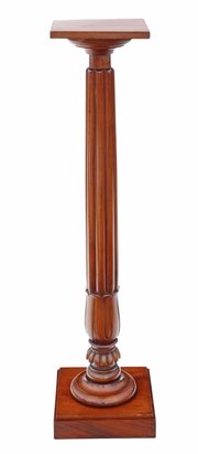 Victorian 19th Century Mahogany Torchiere Pedestal