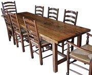 Vintage Retro Set Of 8 (6 + 2) Dining Chairs