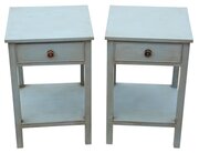 C.1920 Pair Of Georgian Revival Bedside Tables
