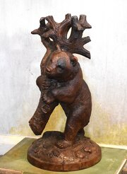 Black Forest Carved Wood Bear