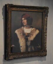 Fine Print Of Man With A Red Cap After Titian