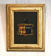 Georgian Heraldic Coat Of Arms Coaching Panel