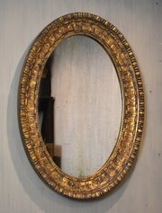 Good Quality Oval Gilt Mirror