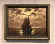Night Seascape Oil Painting