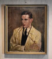 Self-portrait Oil Painting By Edwin Marsh