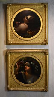 Superb Pair Of Oil Paintings By Theodore Jensen