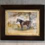 Victorian Watercolour Of A Horse