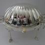Antique English Silver Plated Breakfast Dish