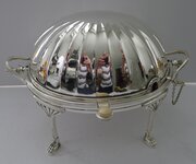 Antique English Silver Plated Breakfast Dish
