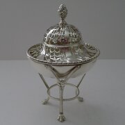 Antique English Sterling Silver Pot Pourri Box 