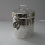Antique Locking Biscuit Box By Mappin & Webb