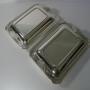 Pair Stylish Art Deco Silver Plated Entree Dishes