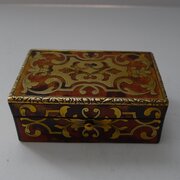 Small French Boulle Trinket Box C.1890