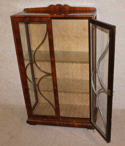 1940's 2 Door Walnut Decco Style China Antiques Atlas