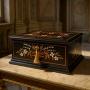 Antique Italian Ebony Jewellery Box – 19th Century