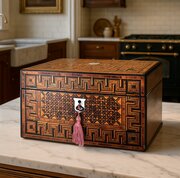 Victorian Inlaid Tea Caddy