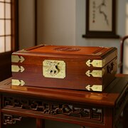 Vintage Chinese Jewellery Box – Longevity Symbol