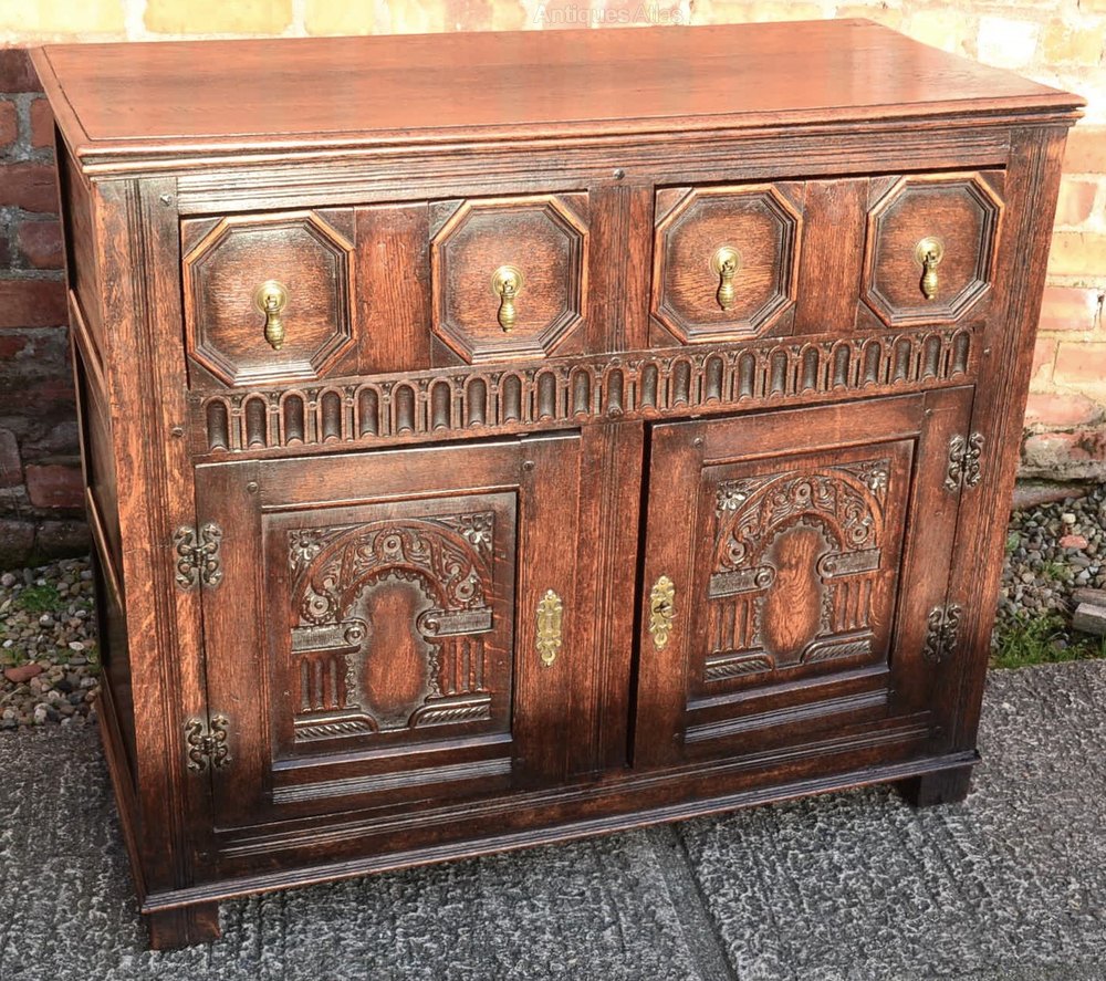 Carved Oak Sideboard Circa 1880 Antiques Atlas