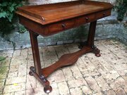Early Victorian Mahogany Writing Table