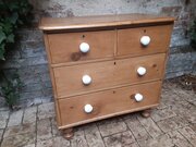Victorian Pine Chest Of Drawers