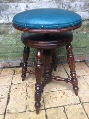 Victorian Rosewood piano stool