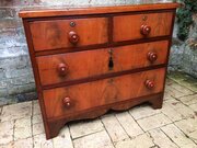 victorian mahogany small chest of drawers Victorian mahogany small chest of drawers