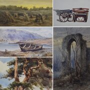 127 Watercolours And Drawings By Marie S. Cooper 