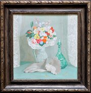Tempera Painting By Irene Williams C1942 “Bouquet”